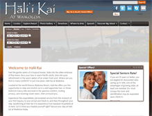 Tablet Screenshot of haliikairesort.com